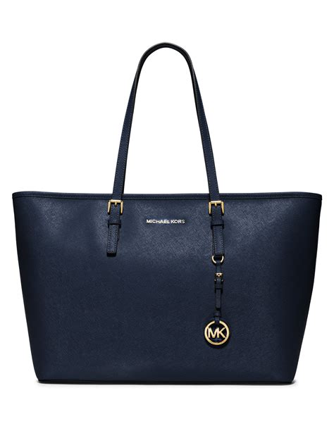 michael kors jet set satchel navy|Michael Kors clothing.